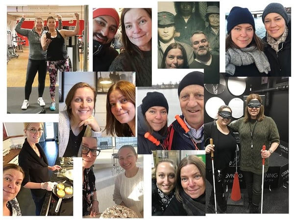 Medarbetarsamtal utanför boxen