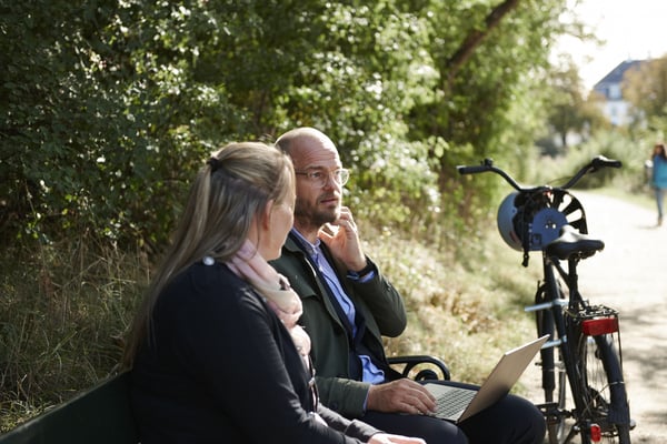 Är du också ute och cyklar på jobbet?